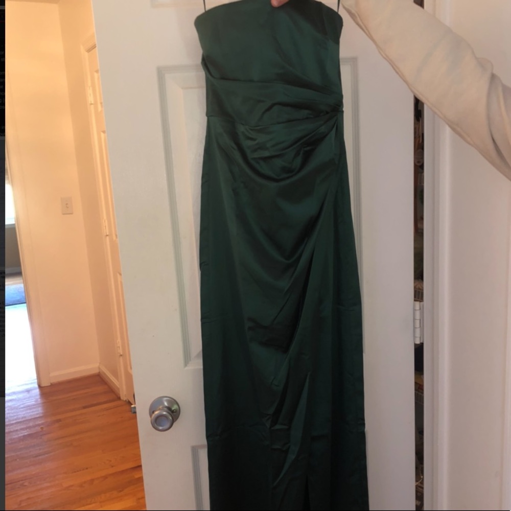 Riely Ruched Strapless Prom Dress